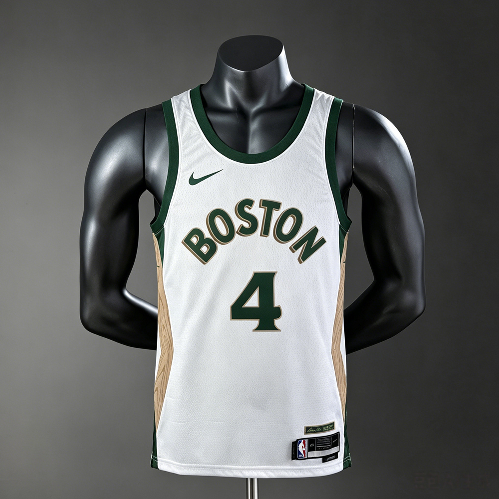 Boston Celtics City Edition Jrue Holiday #4 NBA Jersey Silk Version