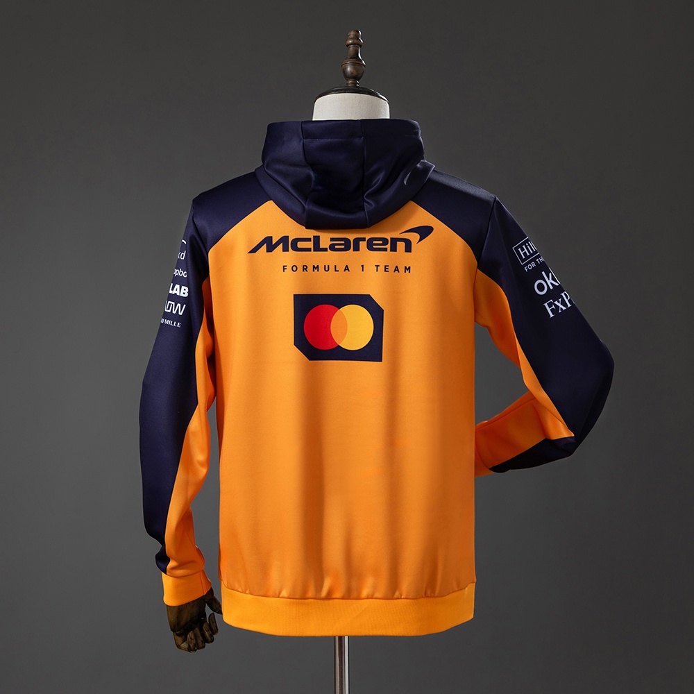 McLaren F1 Team 2025 Orange And Black Hoodie Foto 2