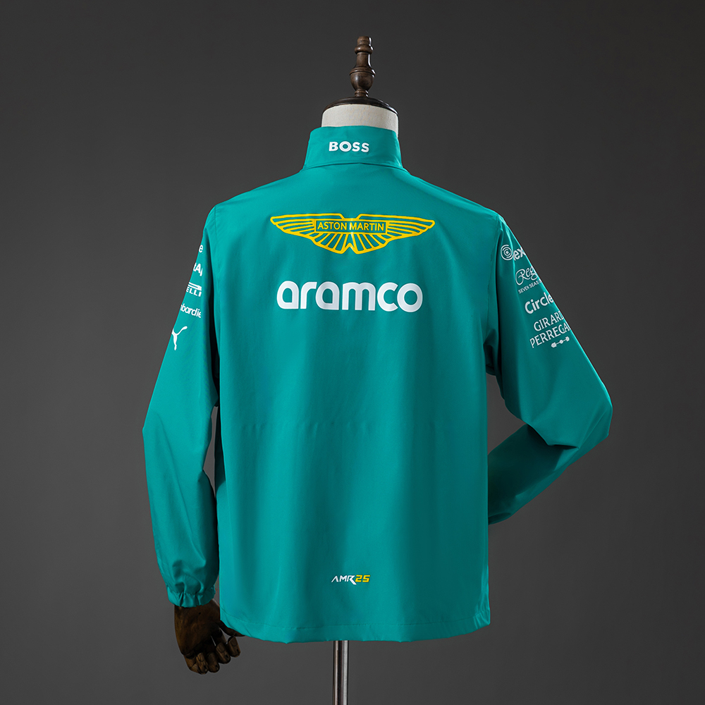 Aston Martin Aramco F1 2025 Windbreaker - Green Foto 2