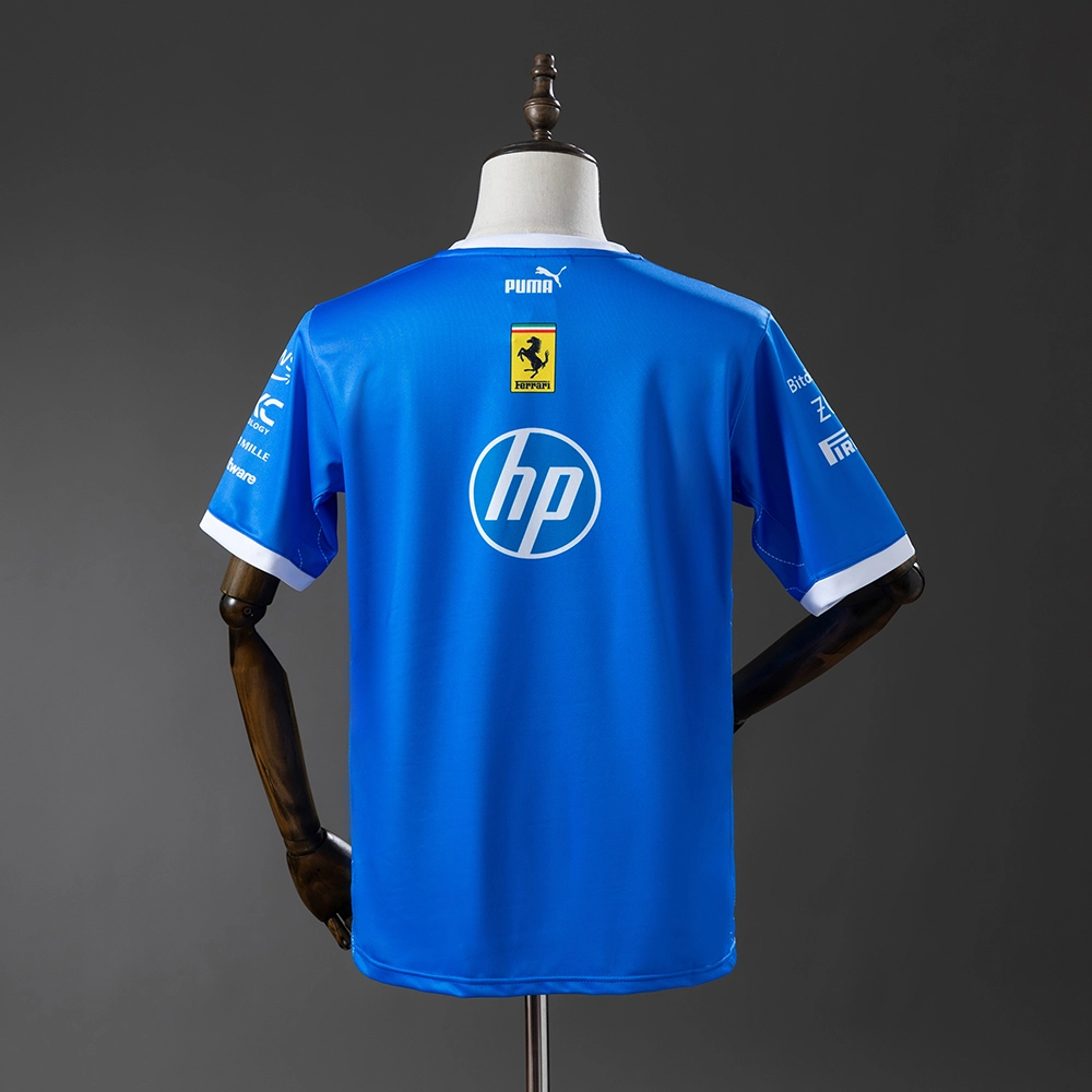 Scuderia Ferrari 2025 F1 Racing Suit Blue Foto 2